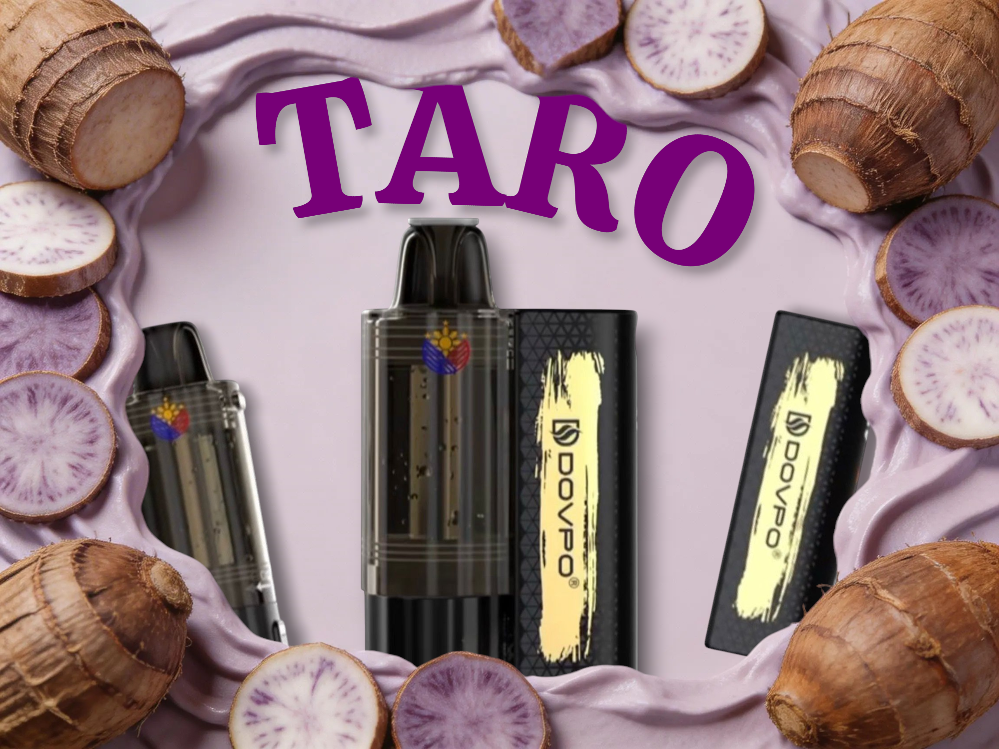 taro vape disposable 5% Nicotine TARO DESSERT Flavour Disposable Vape