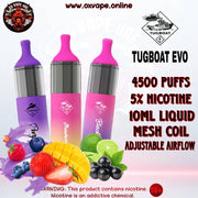 TUGBOAT EVO 4500 Puffs Disposable