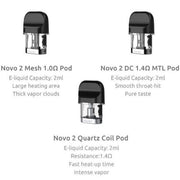 SMOK NOVO 2 REPLACEMENT PODS - JUSTVAPEUAE